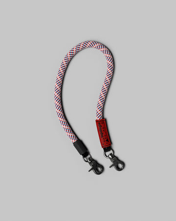 10mm Wrist Strap / Red-White-Blue Lattice