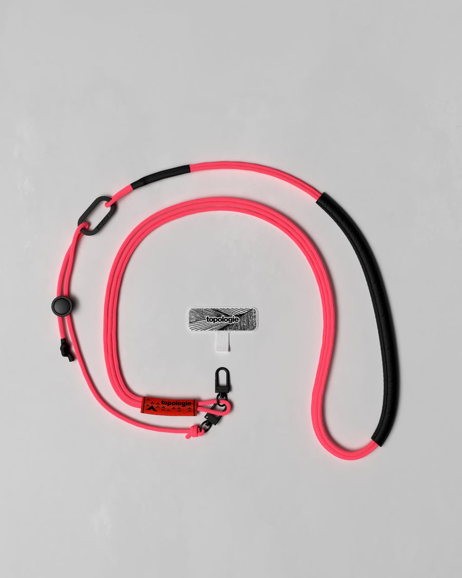 3.0mm Tricord / Neon Pink + Phone Strap Adapter