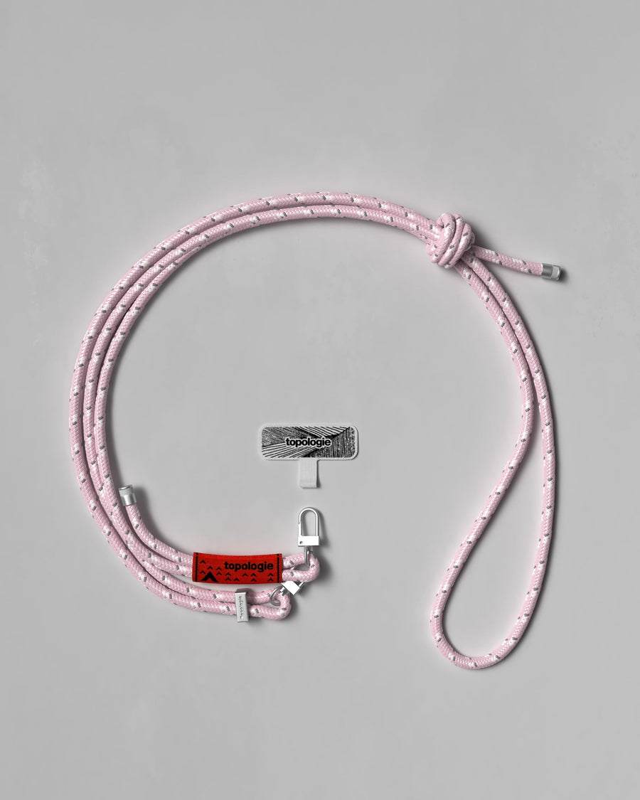 6.0mm Rope / Blush Reflective + Phone Strap Adapter