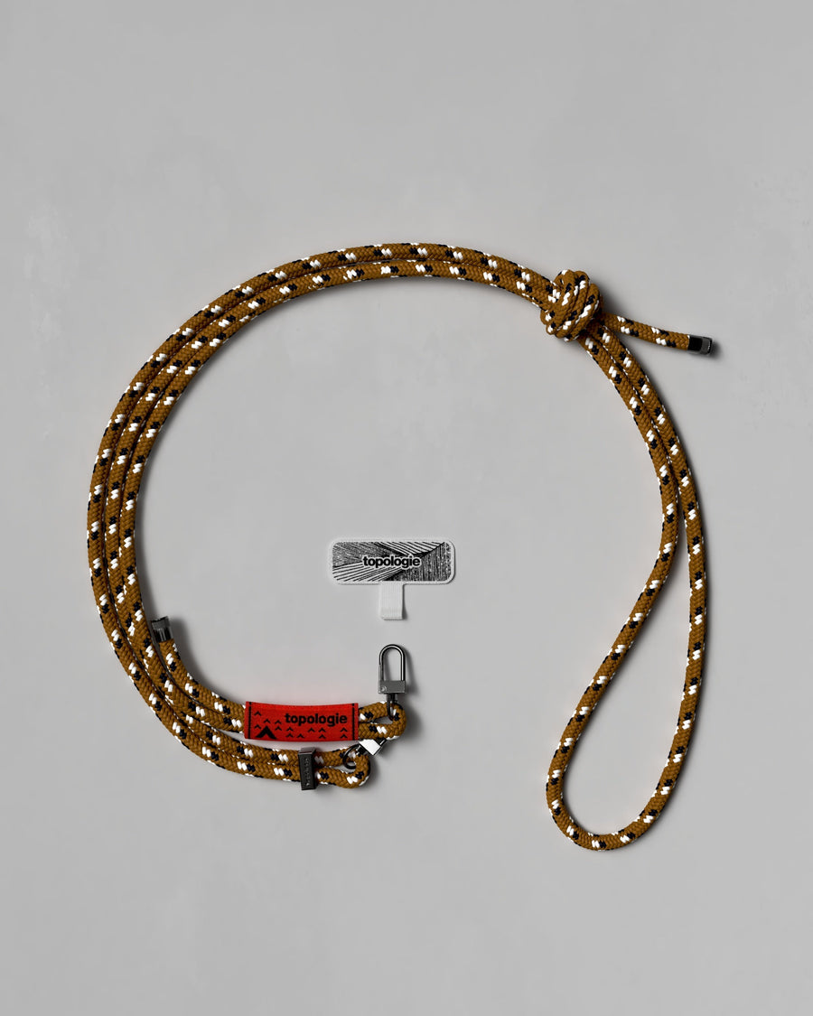 6.0mm Rope / Brown Navy + Phone Strap Adapter