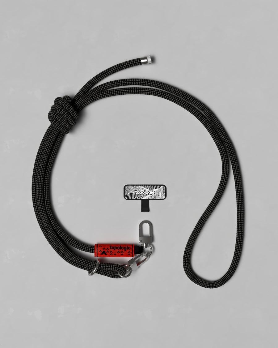 8.0mm Rope / Black Lattice + Phone Strap Adapter