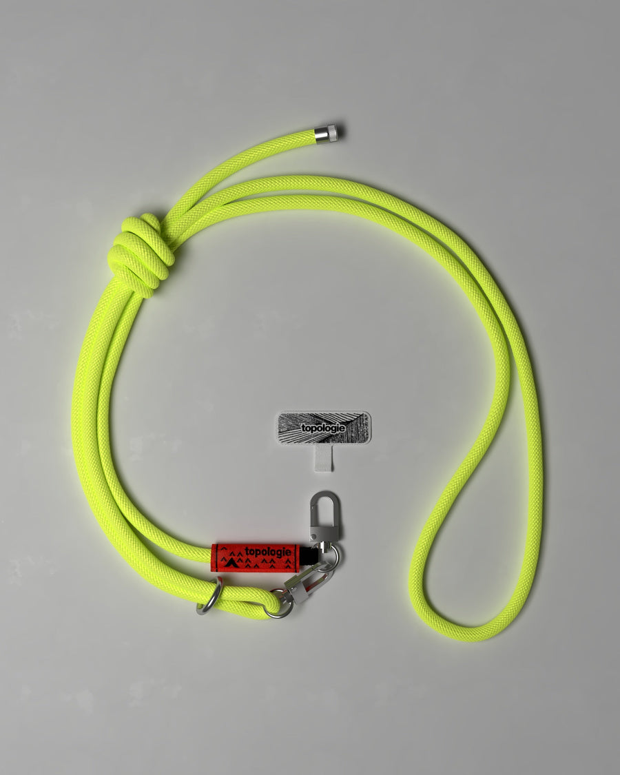 8.0mm Rope / Neon Yellow + Phone Strap Adapter