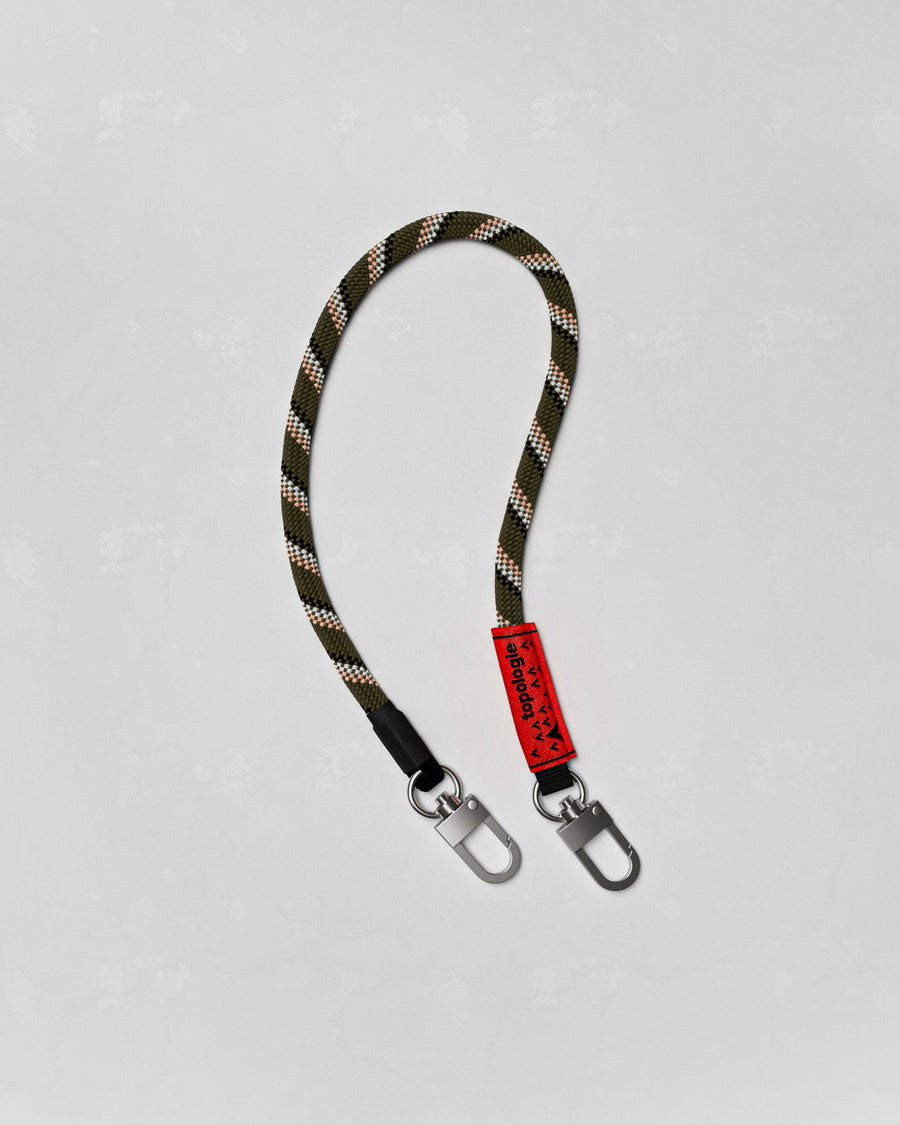 8.0mm Wrist Strap / Army Green Patterned