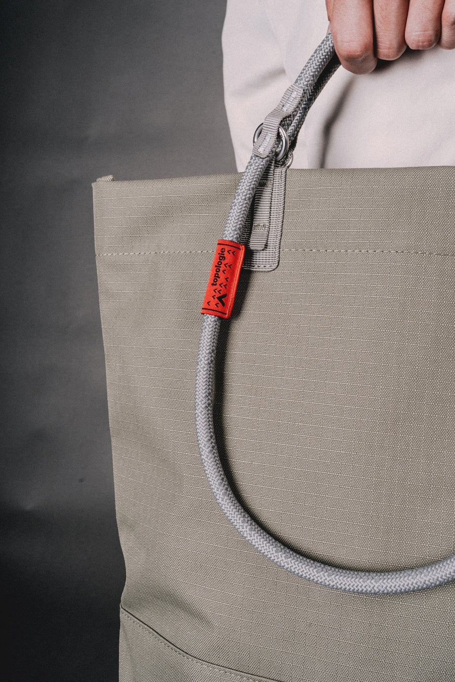 Loop Tote / Peach / 10mm Grey Reflective