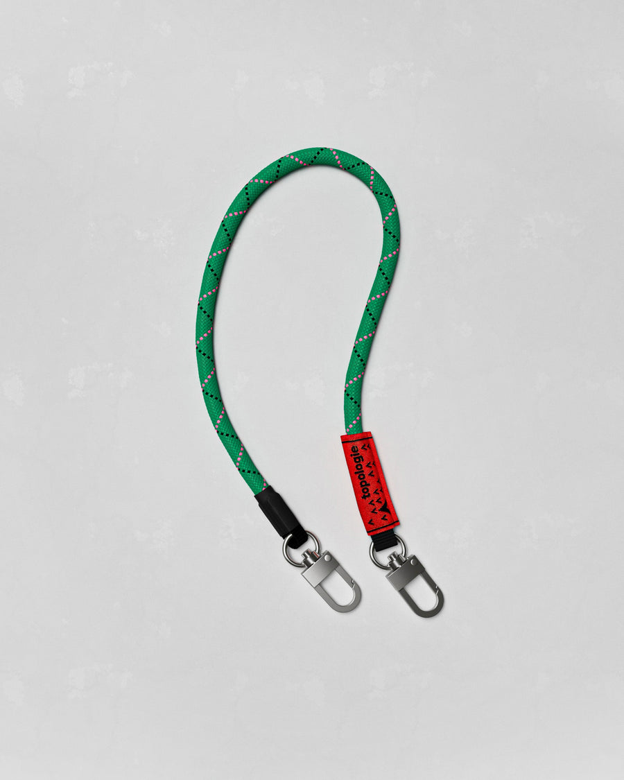 8.0mm Wrist Strap / Emerald Fuschia