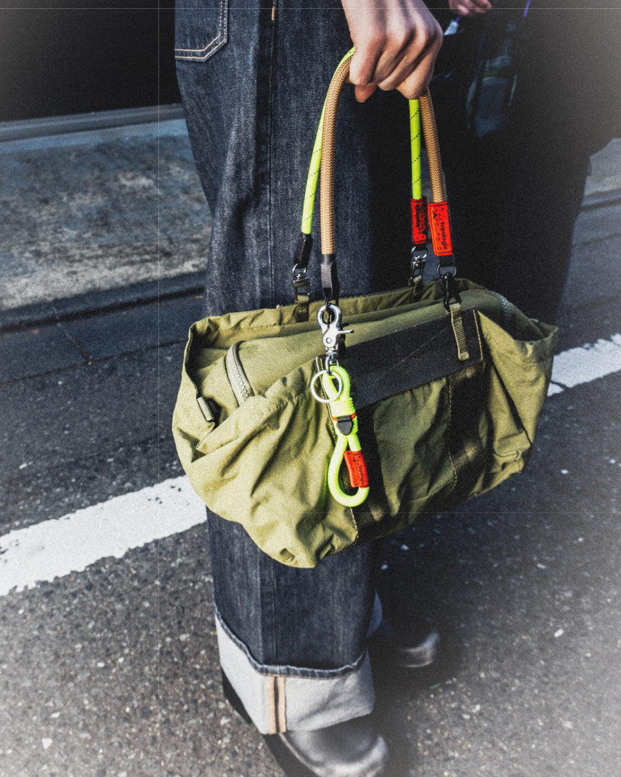 Summit Duffle Small / Olive / 10mm Rope Loop Black Reflective