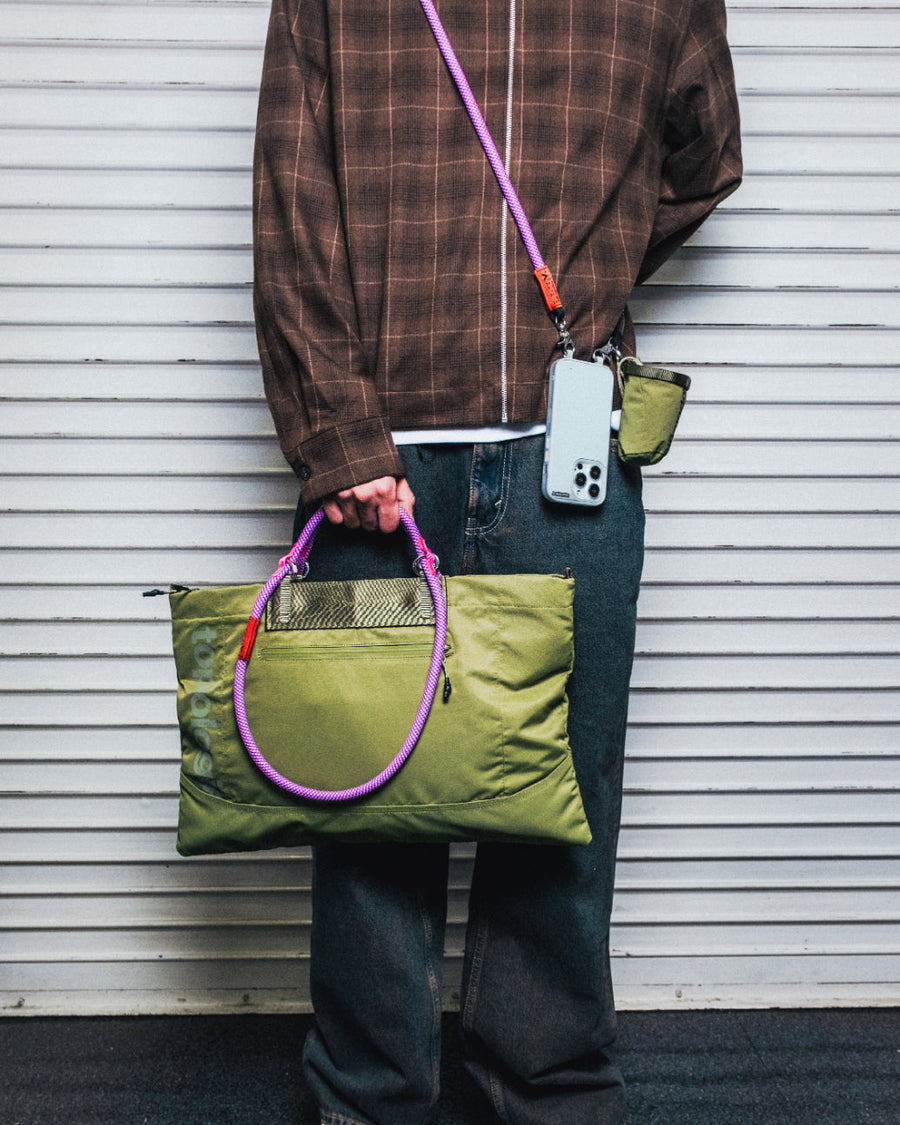 Utility Messenger / Olive / Utlity Sling Wide Black