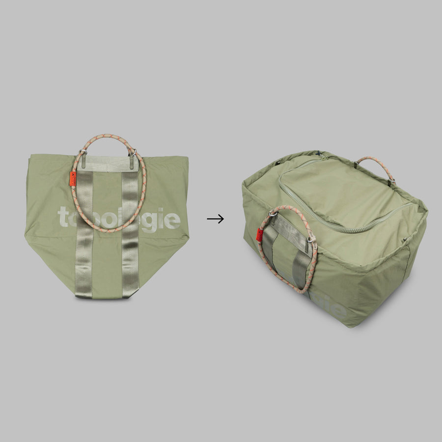 Summit Duffle Small / Olive / 10mm Rope Loop Black Reflective