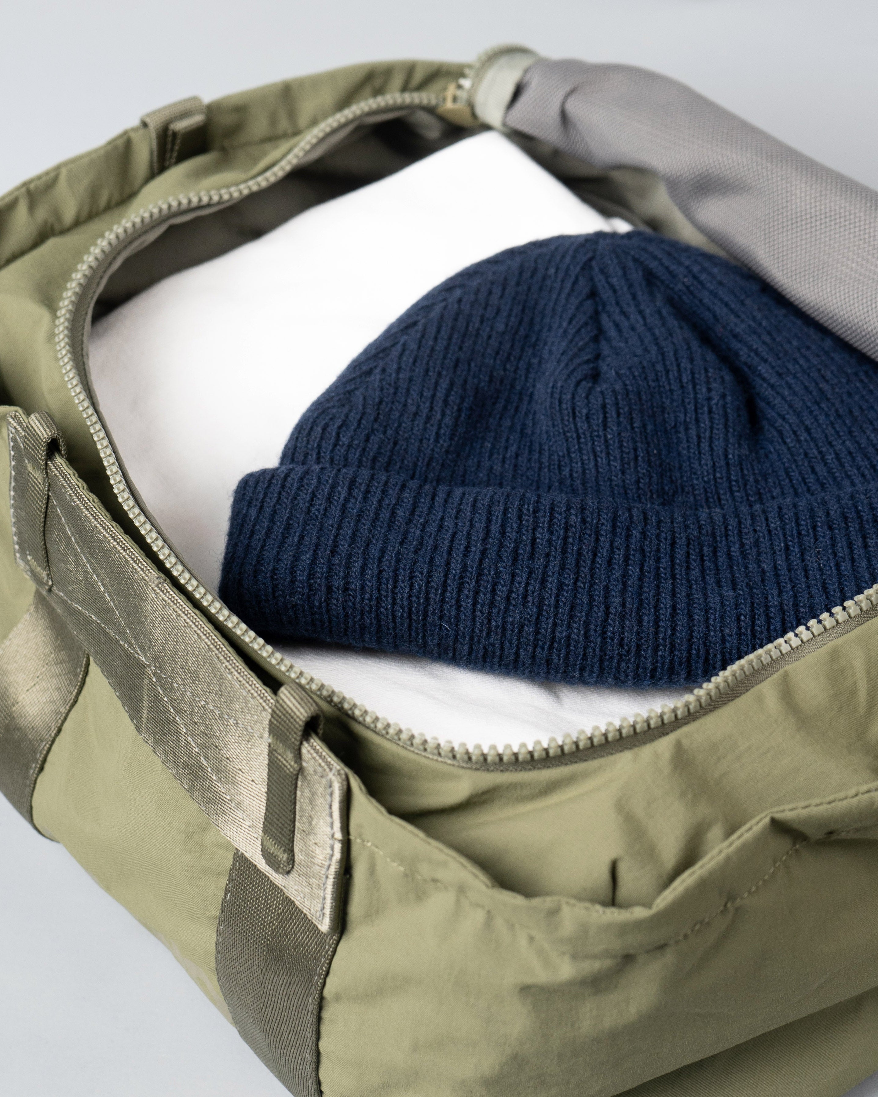 Summit Duffle Small / Moss (Papery) / 10mm Rope Loop / Olive Camouflage