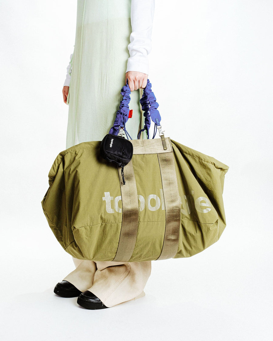 Summit Duffle Large / Moss (Papery) / 10mm Rope Loop / Black Reflective