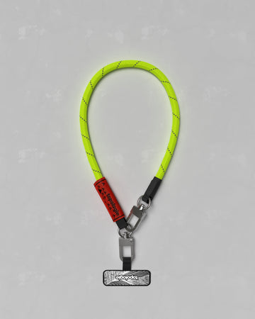 8.0mm Wrist Strap Neon Yellow + Phone Strap Adapter