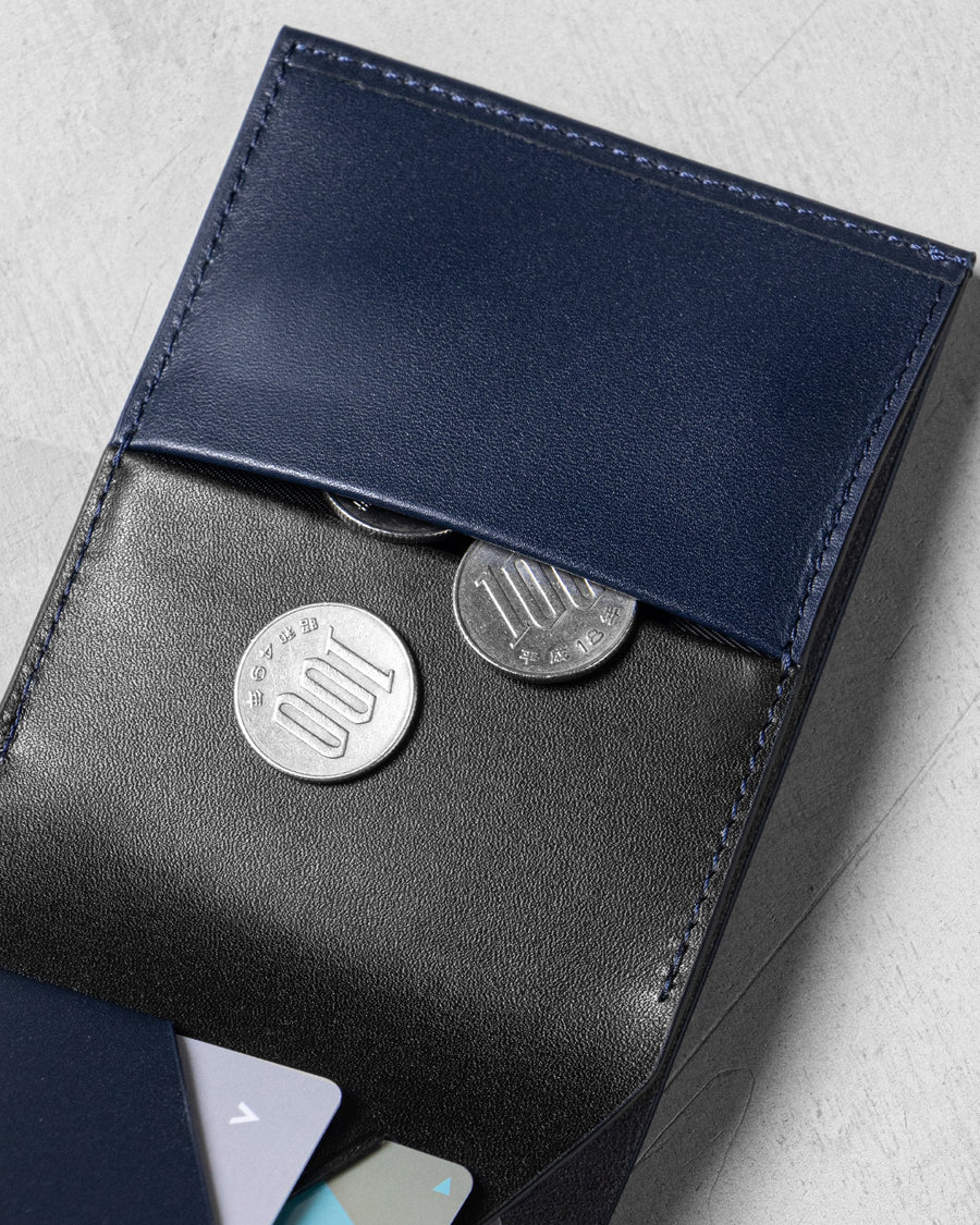 Slim Coin Wallet Plus Navy