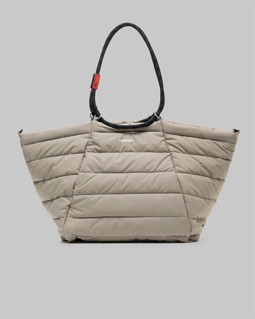 Marche Tote Large / Taupe (Puffer) / 10mm Rope Loop / Black Reflective