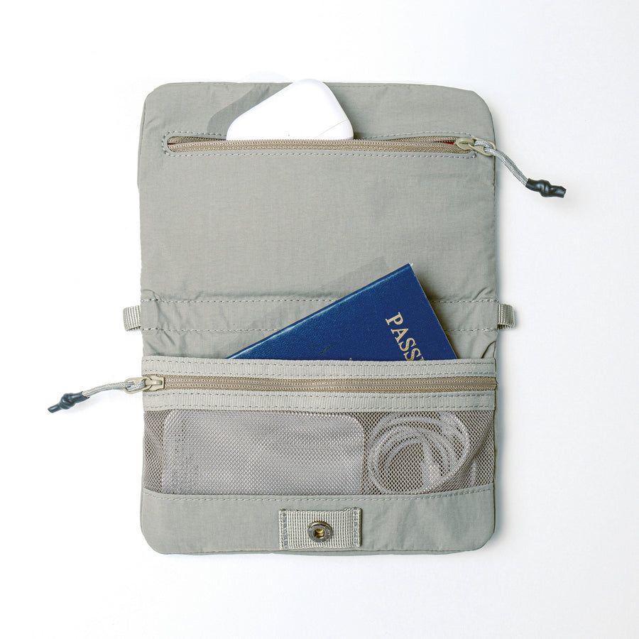 Phone Sacoche 90 / Moss (Papery) / To-go Strap Regular / Icelandic Blue